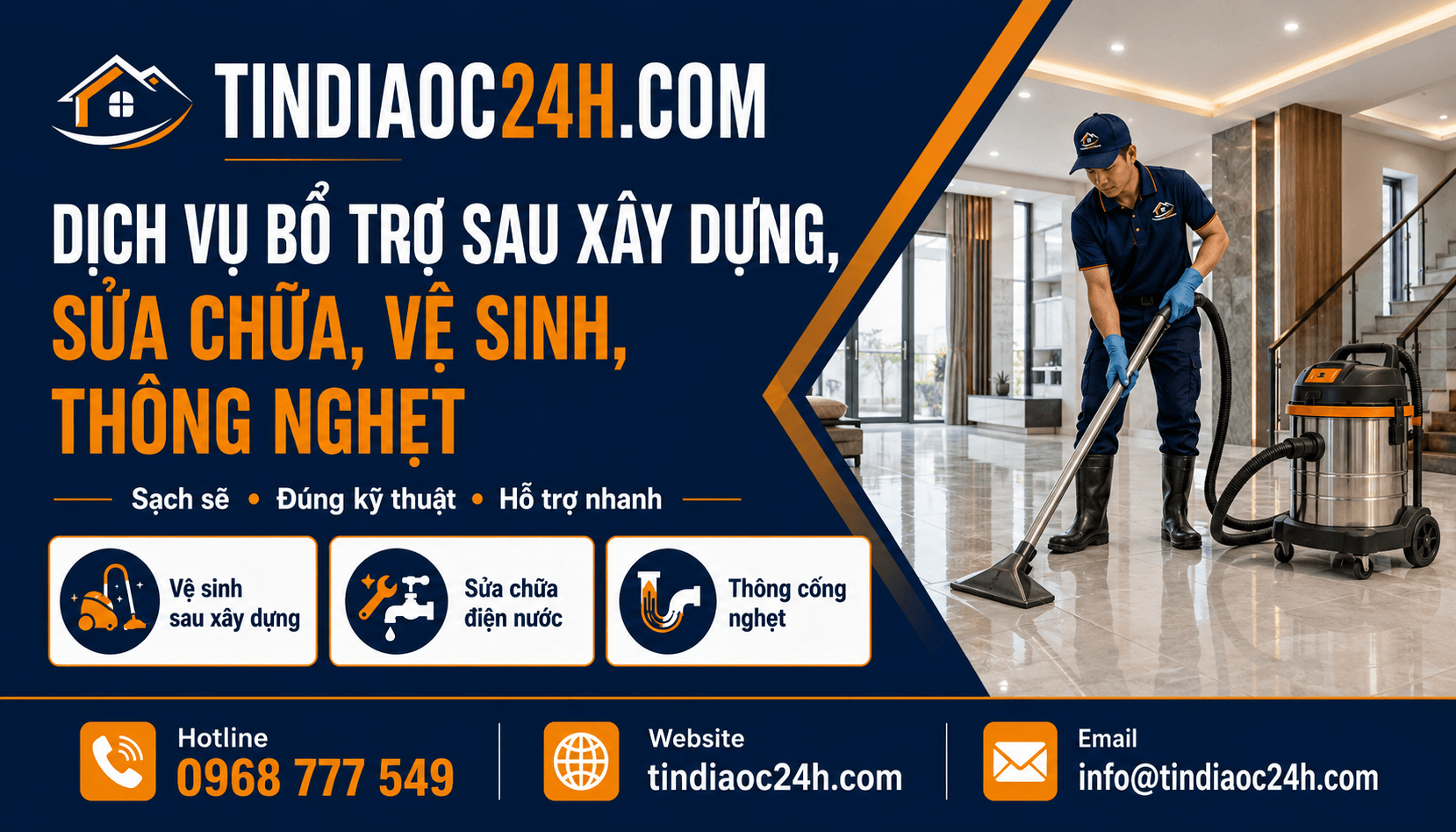 Dịch Vụ Bổ Trợ Sau Xây Dựng, Sửa Chữa, Vệ Sinh, Thông Nghẹt Dịch Vụ Bổ Trợ Sau Xây Dựng, Sửa Chữa, Vệ Sinh, Thông Nghẹt