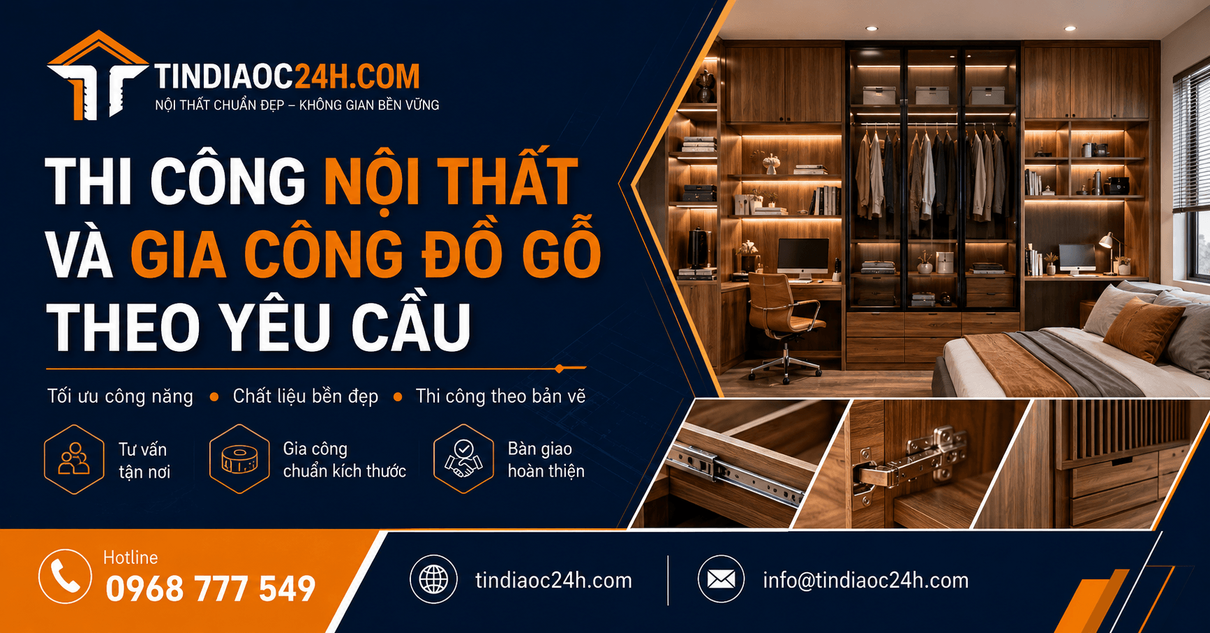 Thi Công Nội Thất Và Gia Công Đồ Gỗ Theo Yêu Cầu Cho Nhà Ở, Văn Phòng, Cửa Hàng Thi Công Nội Thất Và Gia Công Đồ Gỗ Theo Yêu Cầu Cho Nhà Ở, Văn Phòng, Cửa Hàng
