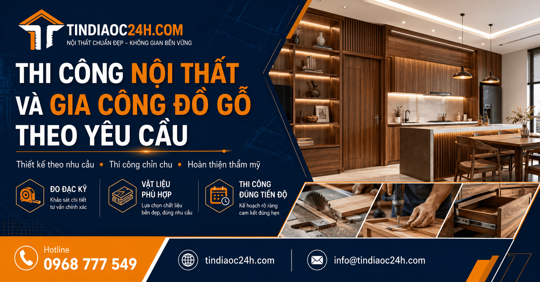 Thi C&ocirc;ng Nội Thất V&agrave; Gia C&ocirc;ng Đồ Gỗ Theo Y&ecirc;u Cầu Cho Nh&agrave; Ở, Văn Ph&ograve;ng, Cửa H&agrave;ng
